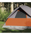 vidaXL Camping Tent Dome 2-Person Orange Waterproof