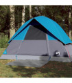 vidaXL Camping Tent Dome 3-Person Blue Waterproof