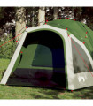 vidaXL Camping Tent Dome 3-Person Green Quick Release