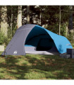 vidaXL Camping Tent Dome 4-Person Blue Waterproof