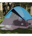 vidaXL Camping Tent Dome 4-Person Blue Waterproof