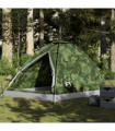 vidaXL Camping Tent Dome 4-Person Camouflage Waterproof