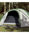 vidaXL Camping Tent Dome 4-Person Green Waterproof