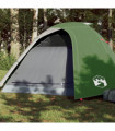 vidaXL Camping Tent Dome 4-Person Green Waterproof