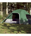 vidaXL Camping Tent Dome 4-Person Green Waterproof
