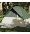 vidaXL Camping Tent Dome 4-Person Green Waterproof