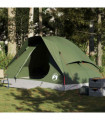 vidaXL Camping Tent Dome 4-Person Olive Green Waterproof
