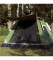 vidaXL Camping Tent Dome 5-Person Green Quick Release
