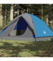 vidaXL Camping Tent Dome 6-Person Blue Waterproof