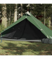 vidaXL Camping Tent Tipi 1-Person Green Waterproof