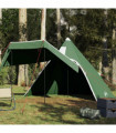 vidaXL Camping Tent Tipi 5-Person Green Waterproof