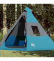 vidaXL Camping Tent Tipi 7-Person Blue Waterproof