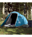 vidaXL Camping Tent Tunnel 2-Person Blue Waterproof