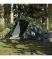 vidaXL Camping Tent Tunnel 2-Person Camouflage Waterproof