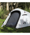 vidaXL Camping Tent Tunnel 3-Person White Blackout Fabric Waterproof