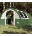 vidaXL Camping Tent Tunnel 4-Person Green Waterproof