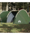 vidaXL Camping Tent Tunnel 4-Person Green Waterproof