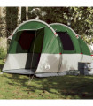vidaXL Camping Tent Tunnel 4-Person Green Waterproof