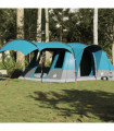 vidaXL Camping Tent Tunnel 5-Person Blue Waterproof