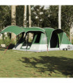vidaXL Camping Tent Tunnel 5-Person Green Waterproof