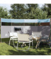 vidaXL Camping Windbreak Blue 366x152x152 cm Waterproof
