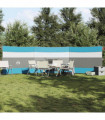 vidaXL Camping Windbreak Blue 508x130 cm Waterproof