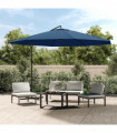 vidaXL Cantilever Umbrella with Aluminium Pole 350 cm Blue