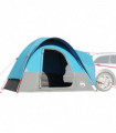 vidaXL Car Tent 4-Person Blue Waterproof