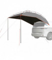 vidaXL Car Tent Grey and Orange Waterproof