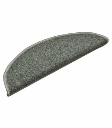 vidaXL Carpet Stair Treads 15 pcs Dark Green 56x17x3 cm