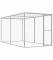 vidaXL Cat Cage 3x1.5x1.5 m Galvanised Steel
