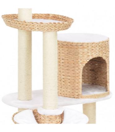 vidaXL Cat Tree with Sisal Scratching Post Seagrass