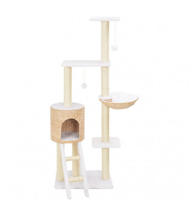 vidaXL Cat Tree with Sisal Scratching Post Seagrass