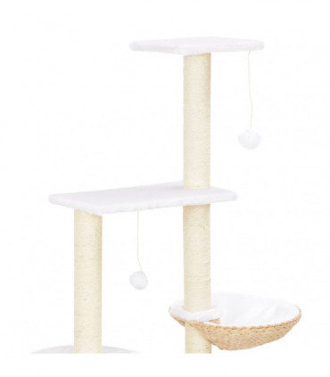 vidaXL Cat Tree with Sisal Scratching Post Seagrass
