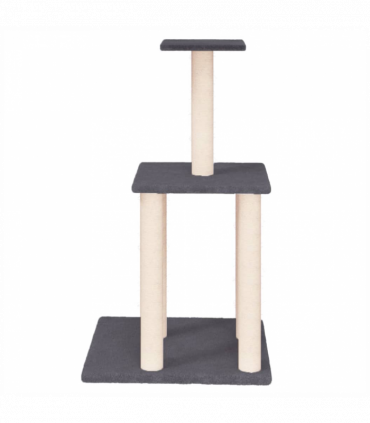 vidaXL Cat Tree with Sisal Scratching Posts Dark Grey 85.5 cm