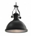 vidaXL Ceiling Lamp Black Round E27