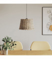 vidaXL Ceiling Lamp Shade Brown Ø40x26 cm Wicker