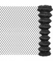 vidaXL Chain Link Fence Steel 15x1.5 m Grey