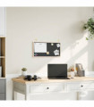 vidaXL Chalkboard with Solid Pine Wood Frame Black 60x30 cm