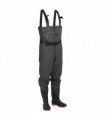 vidaXL Chest Waders with Boots and Belt Dark Green Size 38