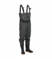 vidaXL Chest Waders with Boots and Belt Dark Green Size 40