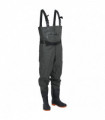 vidaXL Chest Waders with Boots and Belt Dark Green Size 41