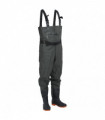vidaXL Chest Waders with Boots and Belt Dark Green Size 46