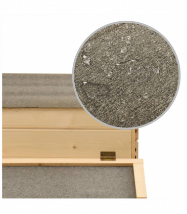 vidaXL Chicken Cage Solid Pine Wood 178x67x92 cm