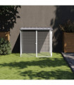 vidaXL Chicken Cage with Roof Light Grey 103x98x90 cm Galvanised Steel