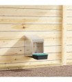 vidaXL Chicken Nesting Box 1 Compartment Wall-Mounted Galvanised Steel