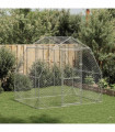 vidaXL Chicken Run 2.5x2x2.25 m Galvanised Steel
