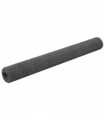 vidaXL Chicken Wire Fence Steel with PVC Coating 25x1.2 m Grey