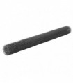 vidaXL Chicken Wire Fence Steel with PVC Coating 25x1.5 m Grey