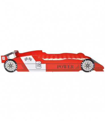 vidaXL Children's Race Car Bed 90x200 cm Red